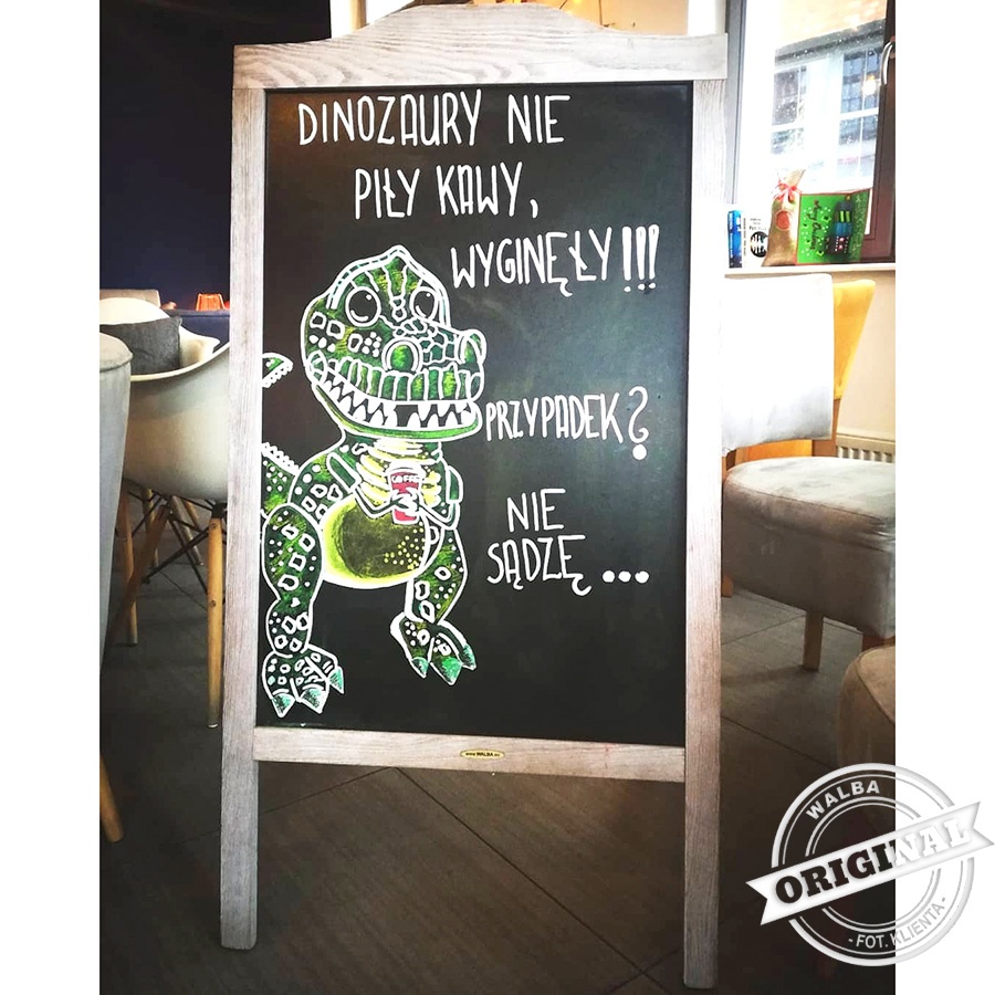 Potykacz dla kawiarni Despresso od producenta potykaczy WALBA