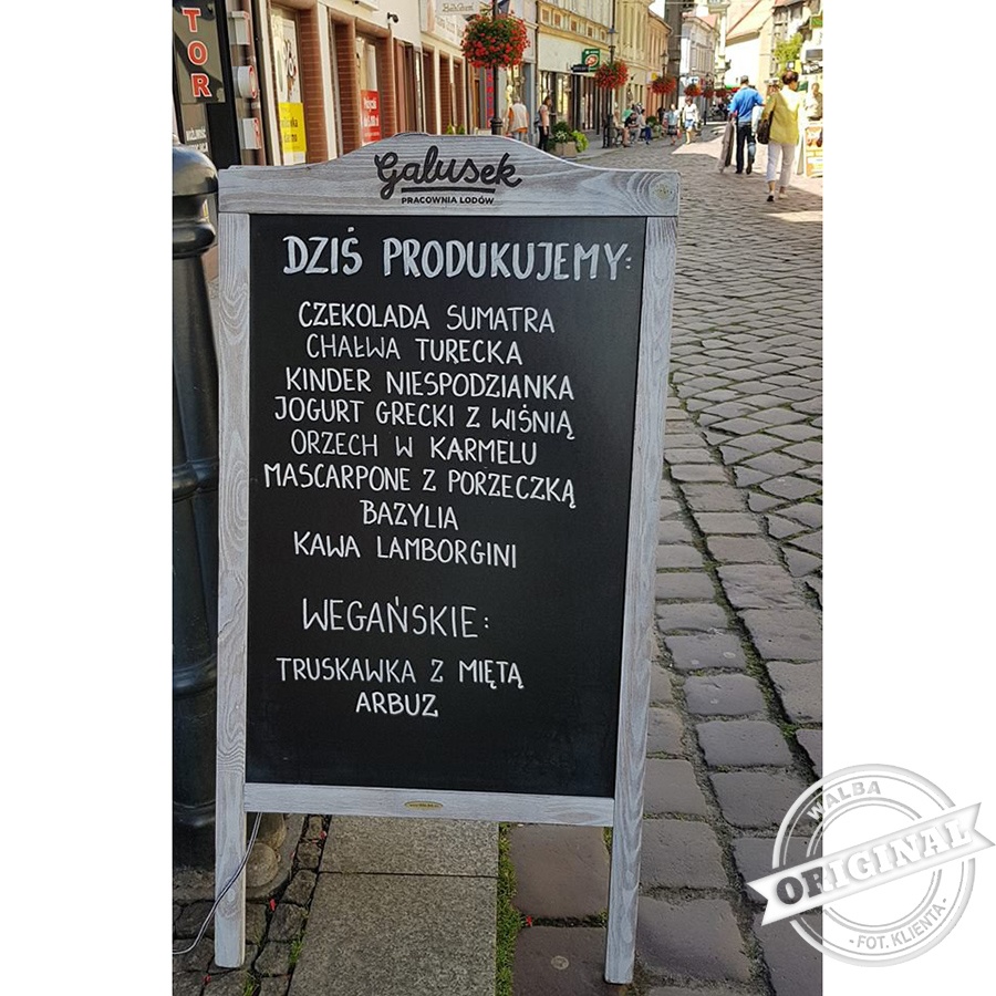 Zobacz potykacz WALBA który kupiła Pracownia Lodów Galusek z Tych