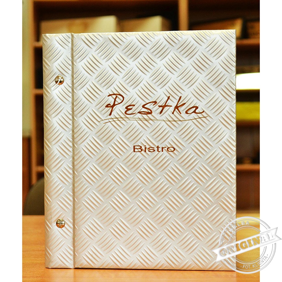Zobacz okładkę menu którą kupiło BISTRO PESTKA z Warszawy