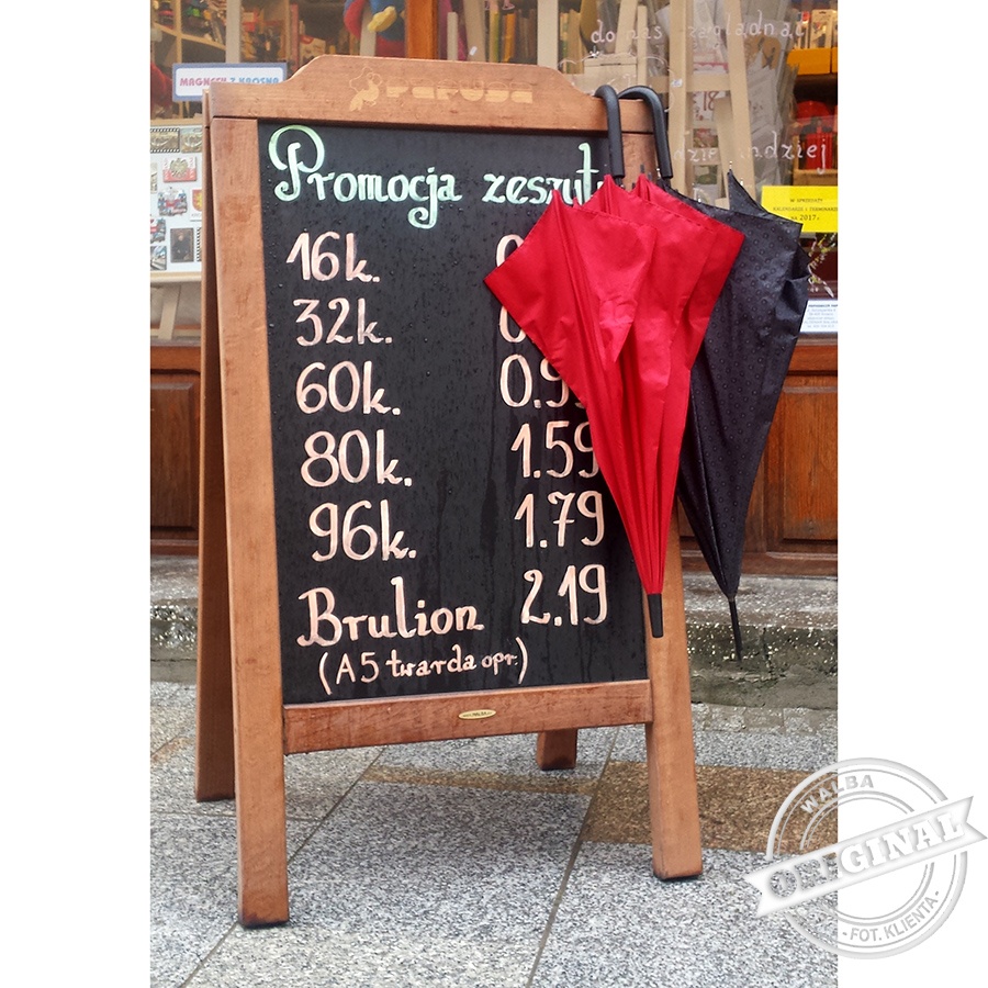 Zobacz potykacz który kupił sklep dla plastyków PAPUGA w Krośnie