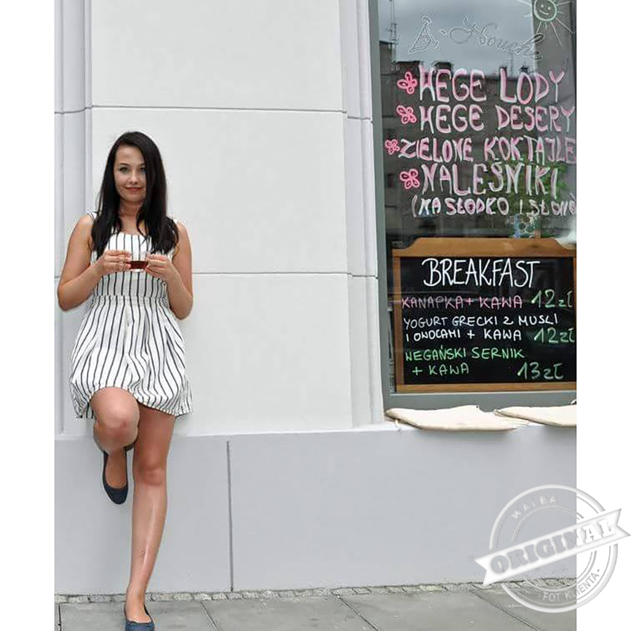 Zobacz tablicę kredową którą kupiła Kawiarnia Cukiernia ? Nouche z Warszawy