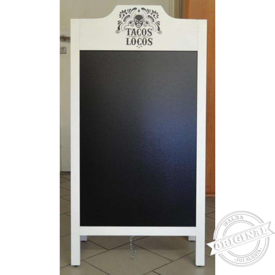 Potykacz reklamowy wykonany na indywidualne zamówienie dla Tacos Locos