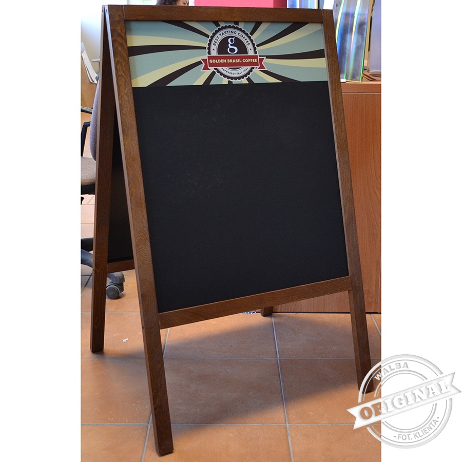 Zobacz potykacz z stałym nadrukiem na płycie kredowej - producent WALBA