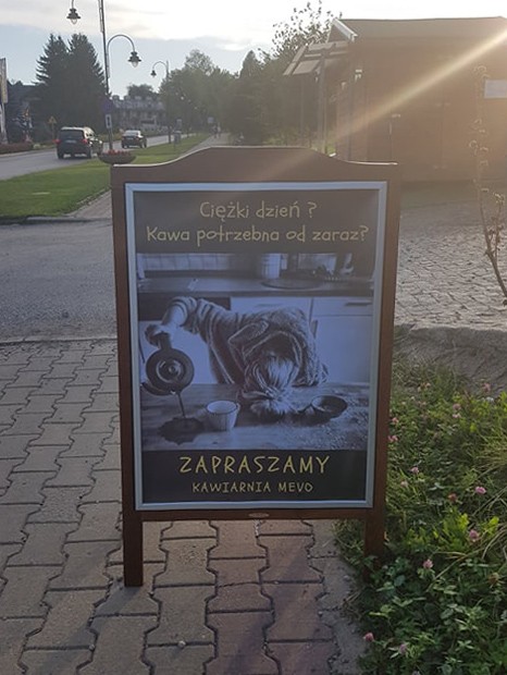 Potkacz o podwójnym zastosowaniu - kredowy i na plakaty