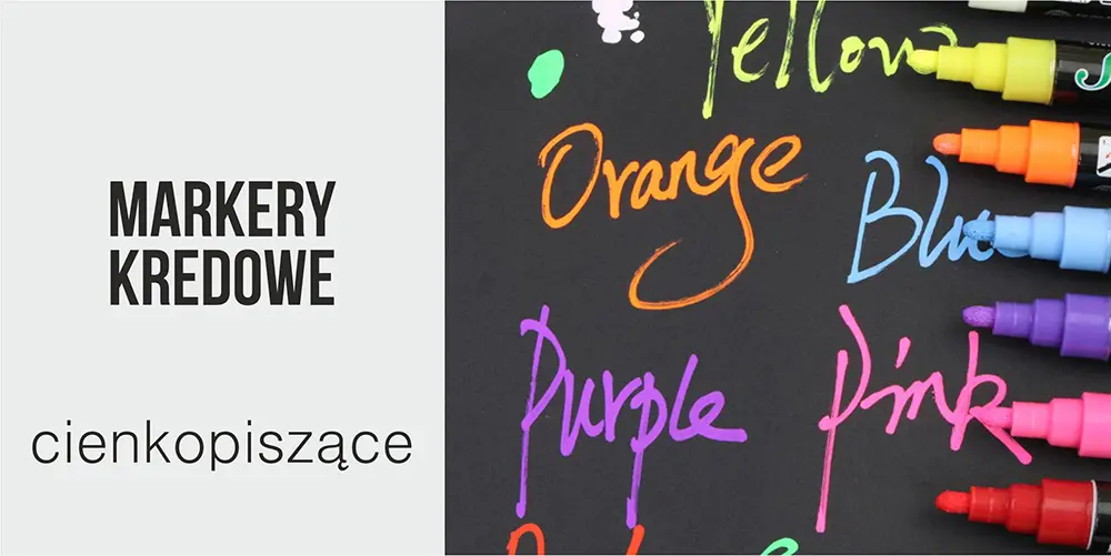 Markery kredowe cienkopiszące - zobacz ofertę WALBA