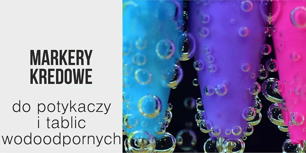 Markery kredowe do potykaczy i tablic wodoodpornych - zobacz ofertę WALBA