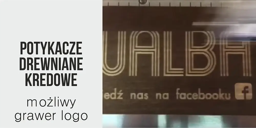 Potykacze możliwy grawer logo - zobacz ofertę producenta WALBA
