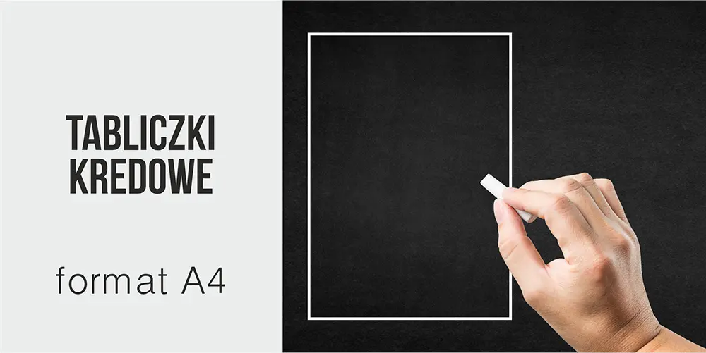 Tabliczki kredowe format A4 - zobacz ofertę producenta WALBA