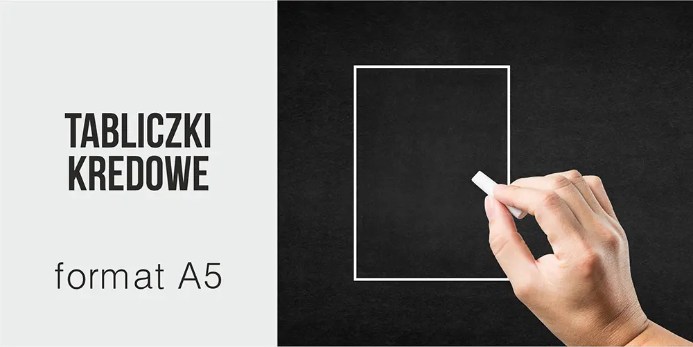 Tabliczki kredowe format A5 - zobacz ofertę producenta WALBA