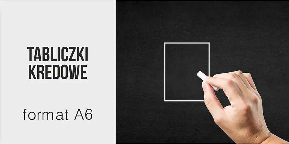 Tabliczki kredowe format A6 - zobacz ofertę producenta WALBA