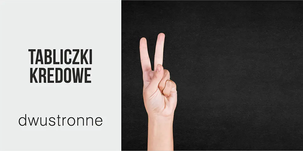 Tabliczki kredowe dwustronne - zobacz ofertę producenta WALBA