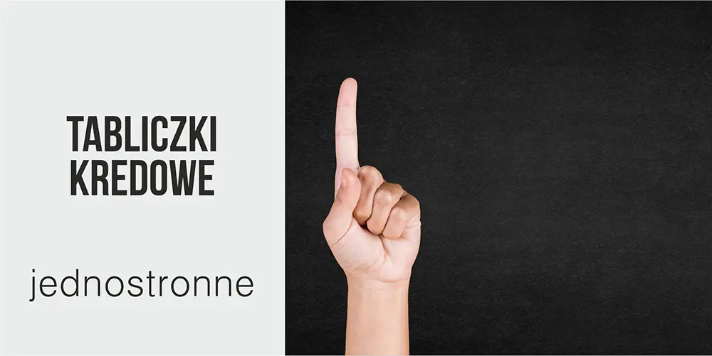 Tabliczki kredowe jednostronne - zobacz ofertę producenta WALBA