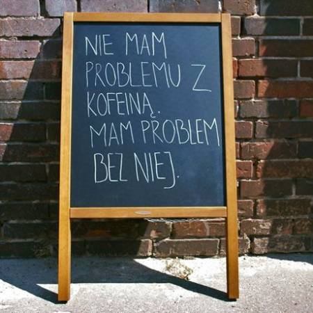 Potykacz dla kawiarni BIKE CAFE Poznań