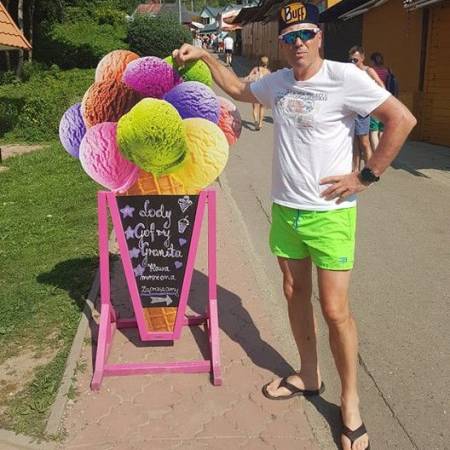 Potykacz LODY na deptaku w SOLINIE 