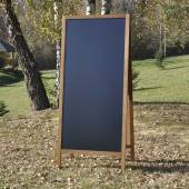 DUŻY POTYKACZ REKLAMOWY Z TABLICĄ KREDOWĄ 160x72cm 