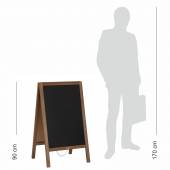 BARDZO MAŁY POTYKACZ REKLAMOWY STOJAK TABLICA KREDOWA 90x51cm 