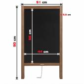 BARDZO MAŁY POTYKACZ REKLAMOWY STOJAK TABLICA KREDOWA 90x51cm 
