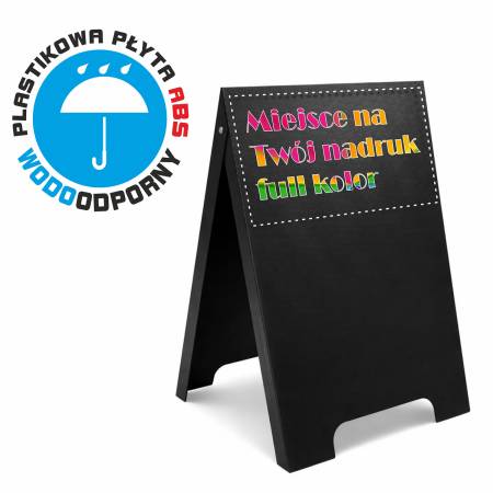 Dwustronny potykacz wodoodporny - 100% płyta ABS - 100x55cm 